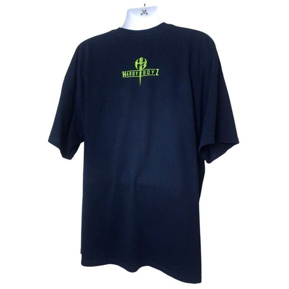 WWE Hardy Boyz Reborn By Fate T-Shirt 3X Navy Blue Graphic Cotton Tee Authentic - Picture 3 of 6